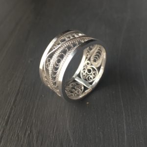 Bague en filigrane d'argent 925