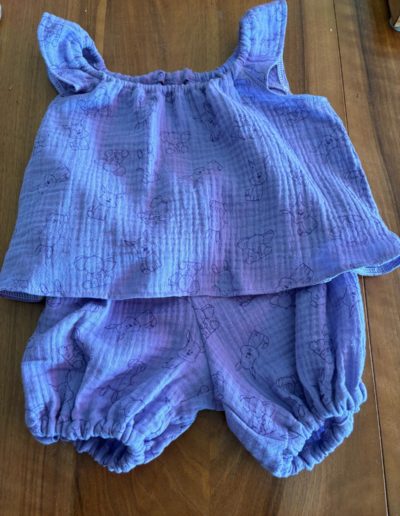 Ensemble bleu été enfant