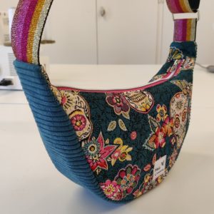 Sac Demi- Lune Tête de Mort - Jacquard