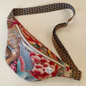 Grande Banane Paon Fleuri - Jacquard
